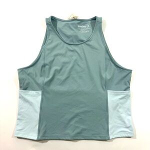 New Wondery Crop Tank Top Blue Size Large
